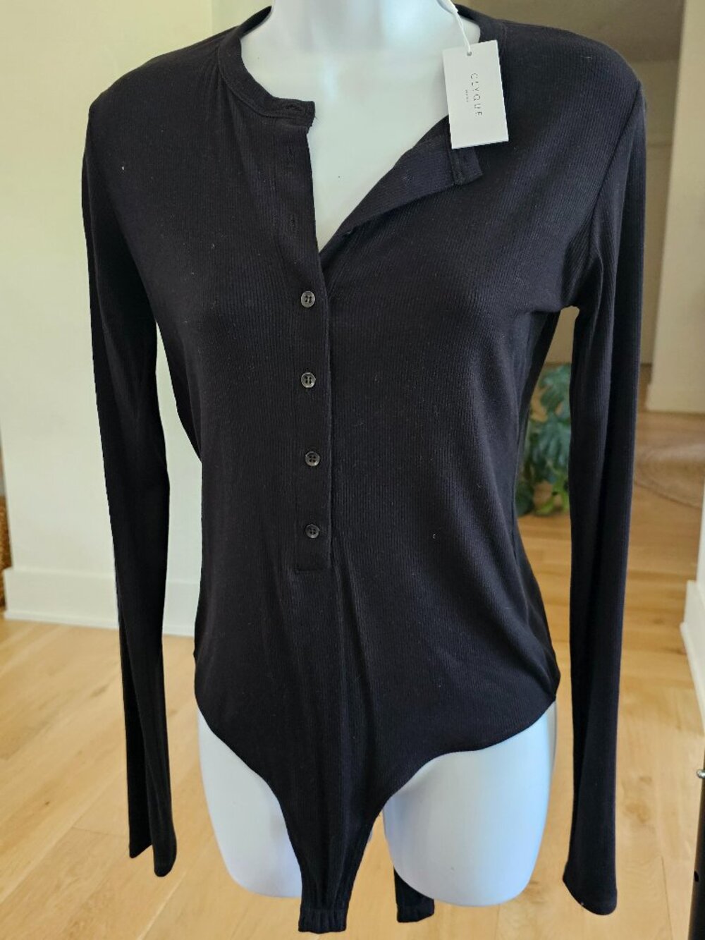 Clyque The Label ribbed bodysuit NWT